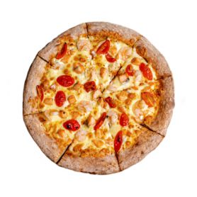 Семга и креветки